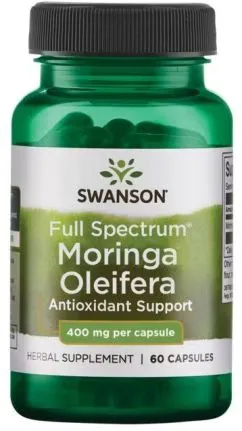 Экстракт моринги масляной Swanson Full Spectrum Moringa Oleifera 400 мг 60 капсул (SW1390)