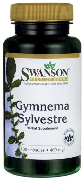 Джимнема Сильвестра Swanson Gymnema Sylvestre Leaf 400 мг 100 капсул (SW983) - фото №3