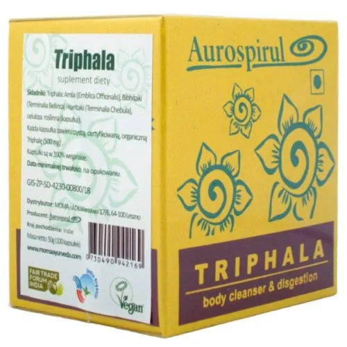 Капсули AUROSPIRUL Triphala Травна система 100K (AU2169) - фото №2