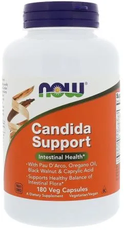 Протикандидний засіб Now Foods Candida Support 180 веганських капсул (733739033192)