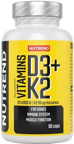 Витаминно-минеральный комплекс Nutrend Vitamins D3+K2 90 капсул (8594073170545)
