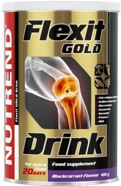 Добавка Nutrend FLEXIT GOLD DRINK Для суглобів і зв'язок 400 г Яблуко (8594073170361)