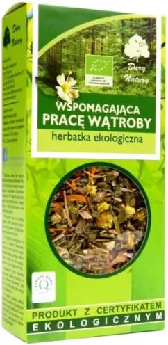Чай поддерживает работу печени Dary Natury Herbatka Wspomagająca Pracę Wątroby 50 г (DN205)