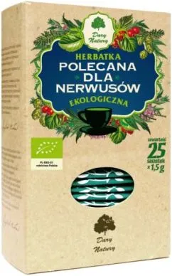 Чай успокаивающий Dary Natury Herbatka dla Nerwusów 25 x 1.5 г (DN328)