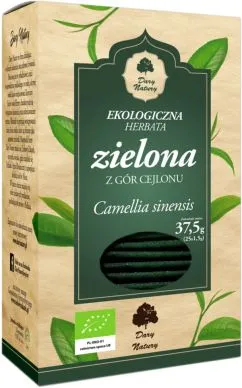Зелений чай Dary Natury Herbatka Zielona 25 x 1.5 г (DN279)