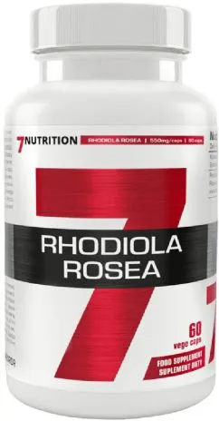Экстракт горной розы 7Nutrition Rhodiola Rosea 550 мг 60 капсул (5904067876972)