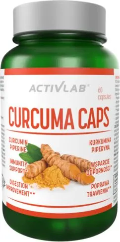 Экстракт куркумы ActivLab Curcuma 60 капсул (5907368802404)