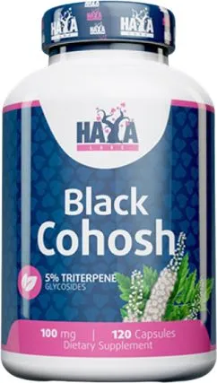 Чорний кохош Haya Labs Black Cohosh 100 мг - 120 капсул (854822007125)