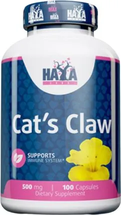 Добавка Haya Labs Cat's Claw 3% 500 мг – 100 капсул (853809007905)