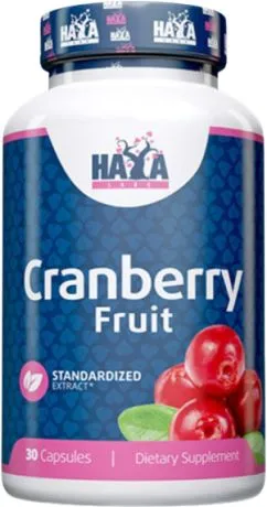 Антиоксиданты Haya Labs Cranberry Fruit Extract - 30 капсул (853809007035)