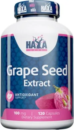 Добавка для активного довголіття Haya Labs Grapeseed Extract 100 мг - 120 капсул (854822007651)