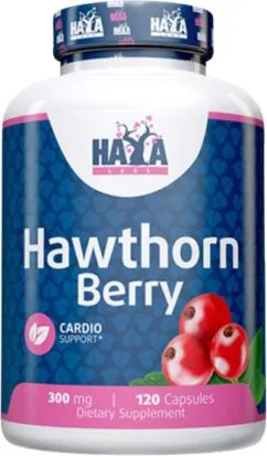 Добавка для активного довголіття Haya Labs Hawthorn Berry 300 мг - 120 капсул (853809007523)