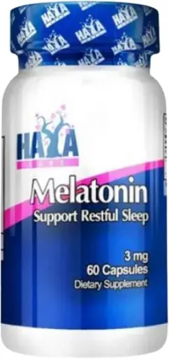 Мелатонін Haya Labs Melatonin 3 мг - 60 капсул (853809007165)