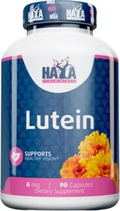 Добавка для зрения Haya Labs Lutein 6 мг – 90 капсул (853809007233)