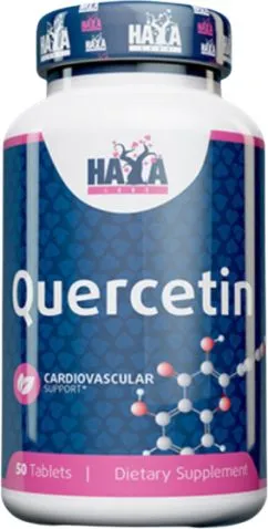 Антиоксиданты Haya Labs Quercetin 500 мг – 50 таблеток (853809007097)
