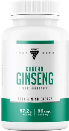 Экстракт корейского женьшеня Trec Nutrition Korean Ginseng 90 капсул (5902114018993)