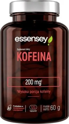 Кофеїн Essensey Kofeina 120 капсул (5902114043070)