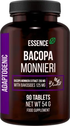 Экстракт бакопы мелколистной Essence Bacopa Monnieri 250 мг 90 таблеток (5902811806756)