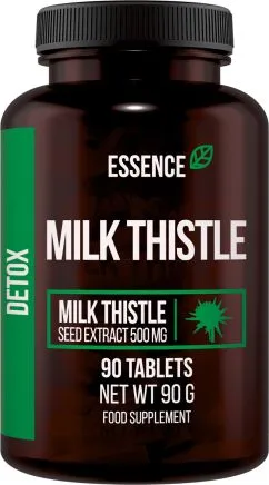 Экстракт семян расторопши Essence Milk Thistle 500 мг 90 таблеток (5902811809610)
