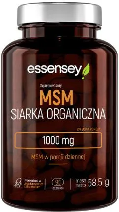 Органическая сера Essensey MSM 90 капсул (5902114043568)