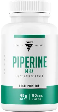 Екстракт чорного перцю Trec Nutrition Piperine Max 90 капсул (5902114019150)