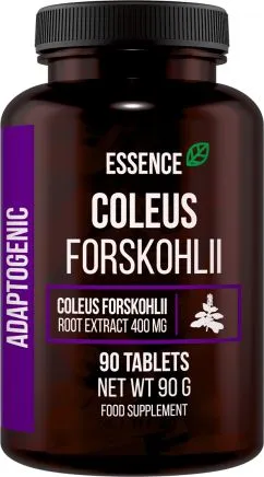 Экстракт корня форсколии Essence Coleus Forskohlii 400 мг 90 таблеток (5902811806657)