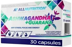 Пищевая добавка Allnutrition Ashwagandha + Gurana 30 капсул (5902837709383)