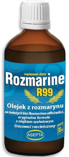 Пищевая добавка Asepta Rozmarine R99 Масло розмарина 30 мл (5903887825429)