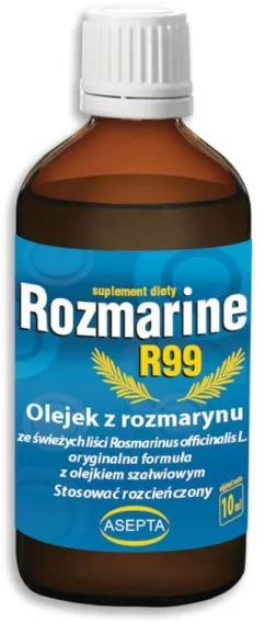 Пищевая добавка Asepta Rozmarine R99 Масло розмарина 10 мл (5903887825498)