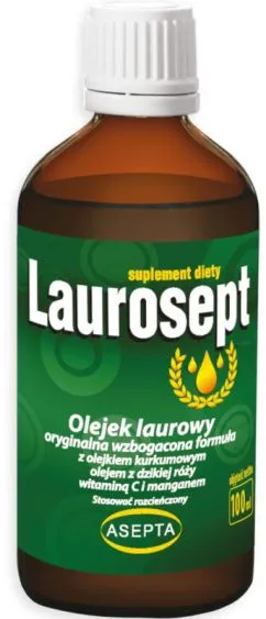 Пищевая добавка Asepta Лауросепт 100 мл укрепляет иммунитет (5904734577386)