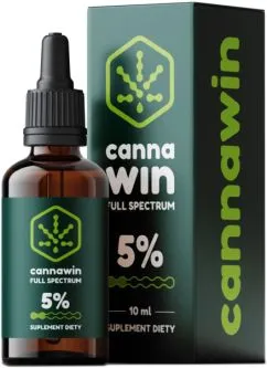 Добавка пищевая Cannawin CBD Oil 5% Full Spectrum 10 мл (5904830742244)