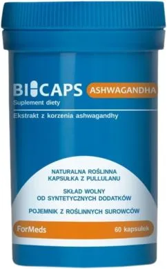 Пищевая добавка Formeds Bicaps Ashwagandha 60 капсул (5902768866940)