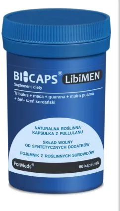 Харчова добавка Formeds Bicaps Libimen 60 капсул Sexual Performance (5903148620435)