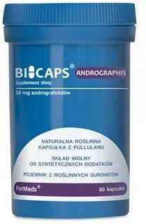Харчова добавка Formeds Bicaps Andrographis 60 капсул для імунітету (5903148621319)