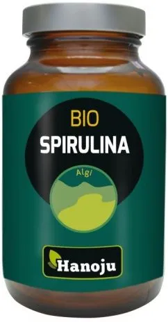 Пищевая добавка Hanoju Spirulina Bio 400 мг 300 таблеток Морские водоросли (8718164780950)