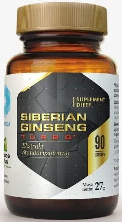 Пищевая добавка Hepatica Siberian Ginseng 90 капсул для иммунитета (5905279653566)
