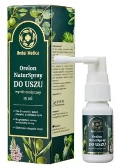 Пищевая добавка Herbal Medica Orelon Naturspray EAR 15 мл (5906874431207)