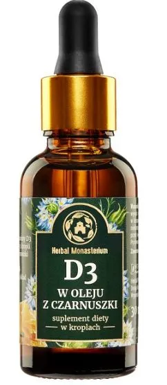 Пищевая добавка Herbal Monasterium Витамин D3 в ниглевом масле (5906874431245)