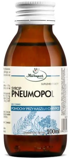Пищевая добавка Herbapol Пневмопол сироп 100 мл (5903850005223)