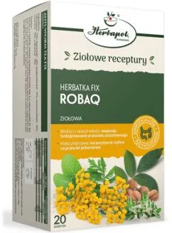 Пищевая добавка Herbapol Чай Фикс Робак 20 пакетиков (5903850019893)