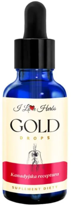 Пищевая добавка I Love Herbs Canadian Recipe Gold Капли 100 мл (5903943954308)