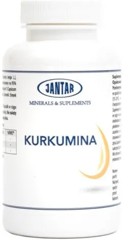 Харчова добавка Jantar Curcumin 90 капсул Допомагає при схудненні (5907527950434)