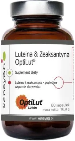 Пищевая добавка Kenay Лютеин и Зеаксантин Optilut 60 капсул Vision (5900672154252)