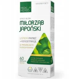 Пищевая добавка Medica Herbs Японский Гинкго Билоба 60 капсул (5907622656071)