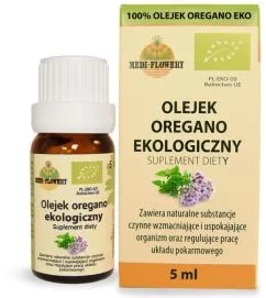 Пищевая добавка Medi-Flowery Oil Oregano EKO 5 мл для иммунитета (5905279300019)