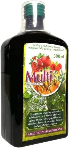 Пищевая добавка Mitra Multiset 500 мл повышает жизненный тонус организма.