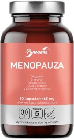 Пищевая добавка Panaseus Menopause 50 капсул для женщин (5904194061487)
