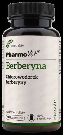 Пищевая добавка Pharmovit Берберин Классик 60 капсул (5902811234092)