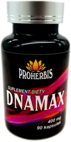 Пищевая добавка Proherbis Dnamax 400 мг 90 капсул Слабое мочегонное средство (5902687151554)