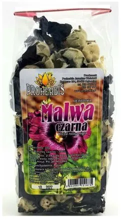 Харчова добавка Proherbis Mallow Black Flower 30 г від запалення (5902687151875)